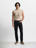 Men's Black Slim Fit Solid Casual Jeans