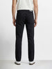 Men's Black Slim Fit Solid Casual Jeans