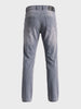 Men's Grey Slim Fit Solid Casual Jeans
