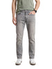 Men's Grey Slim Fit Solid Casual Jeans