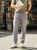 Men's Grey Slim Fit Solid Casual Jeans