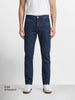 Men's Blue Slim Fit Solid Casual Jeans
