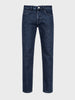 Men's Blue Slim Fit Solid Casual Jeans