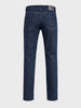 Men's Blue Slim Fit Solid Casual Jeans