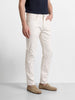 Men's White Slim Fit Solid Casual Jeans