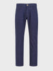 Men's Blue Slim Fit Solid Casual Jeans