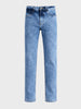 Men's Blue Slim Fit Solid Casual Jeans