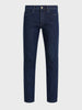 Men's Blue Slim Straight Fit Solid Casual Jeans