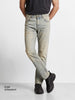 Men's Blue Slim Straight Fit Solid Casual Jeans