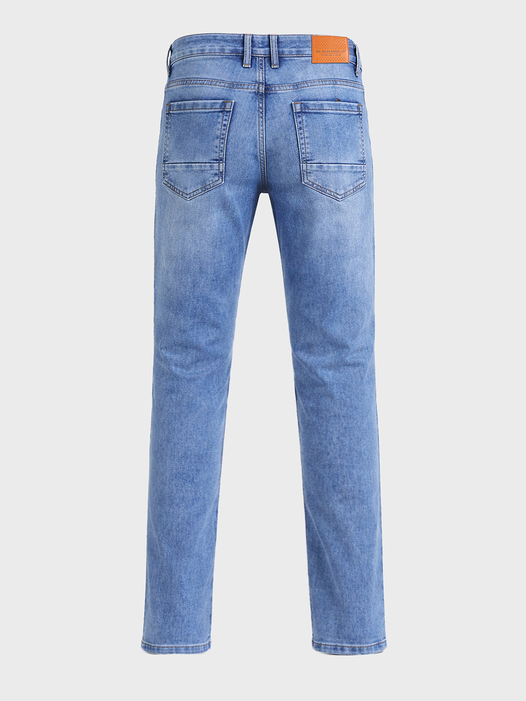 Men's Blue Slim Fit Casual Solid Jeans