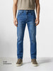 Men's Blue Slim Fit Casual Solid Jeans