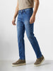 Men's Blue Slim Fit Casual Solid Jeans