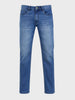 Men's Blue Slim Fit Casual Solid Jeans