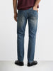 Men's Blue Slim Fit Casual Solid Jeans