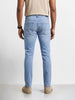 Men's Blue Slim Fit Casual Solid Jeans