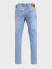 Men's Blue Slim Fit Casual Solid Jeans