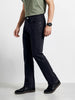 Men's Black Bootcut Fit Solid Casual Jeans