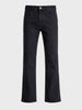 Men's Black Bootcut Fit Solid Casual Jeans
