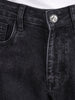 Men's Black Bootcut Fit Solid Casual Jeans