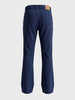 Men's Blue Bootcut Fit Solid Casual Jeans