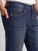 Men's Blue Bootcut Fit Solid Casual Jeans