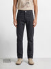 Men's Black Regular Fit Solid Casual Jeans