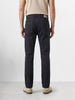 Men's Black Regular Fit Solid Casual Jeans