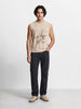 Men's Black Regular Fit Solid Casual Jeans