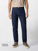 Men's Blue Regular Fit Solid Casual Jeans