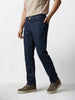 Men's Blue Regular Fit Solid Casual Jeans