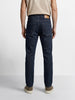 Men's Blue Regular Fit Solid Casual Jeans