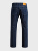 Men's Blue Regular Fit Solid Casual Jeans