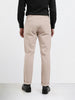 Men's Beige Relaxed Fit Utility Solid Trousers
