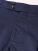 Men's Blue Relaxed Fit Utility Solid Trousers