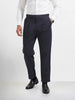 Men's Grey Relaxed Fit Utility Solid Trousers