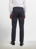 Men's Grey Relaxed Fit Utility Solid Trousers