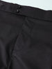 Men's Black Relaxed Fit Utility Solid Trousers
