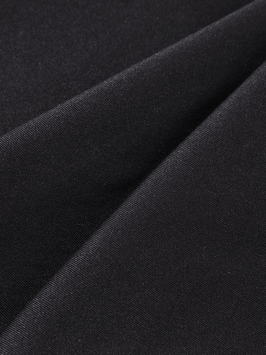 Men's Black Relaxed Fit Utility Solid Trousers