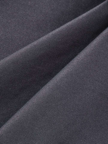 Men's Grey Relaxed Fit Utility Solid Trousers