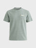 Men's Green Relaxed Fit Solid Casual T-Shirts