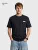 Men's Black Relaxed Fit Solid Casual T-Shirts
