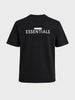 Men's Black Relaxed Fit Solid Casual T-Shirts