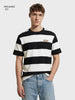Men's Black Relaxed Fit Solid Casual T-Shirts