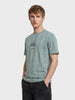 Men's Green Relaxed Fit Printed Casual T-Shirts