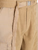 Men's Khaki Loose Tapered Fit Solid Casual Joggers