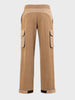 Men's Brown Loose Tapered Fit Solid Casual Joggers