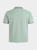 Men's Green Regular Fit Solid Casual Polo T-Shirts