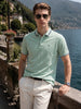 Men's Green Regular Fit Solid Casual Polo T-Shirts