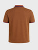 Men's Brown Regular Fit Solid Casual Polo T-Shirts