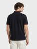 Men's Black Regular Fit Solid Casual Polo T-Shirts